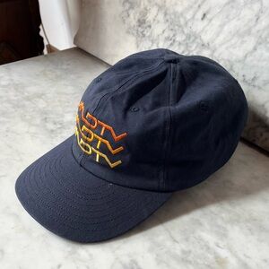 Darn Tough Navy Cap with Orange and Yellow Graphic Embroidery